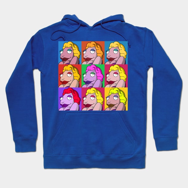 Marilyn Manatee Hoodie by Fjordly